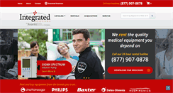 Desktop Screenshot of integratedrentals.com